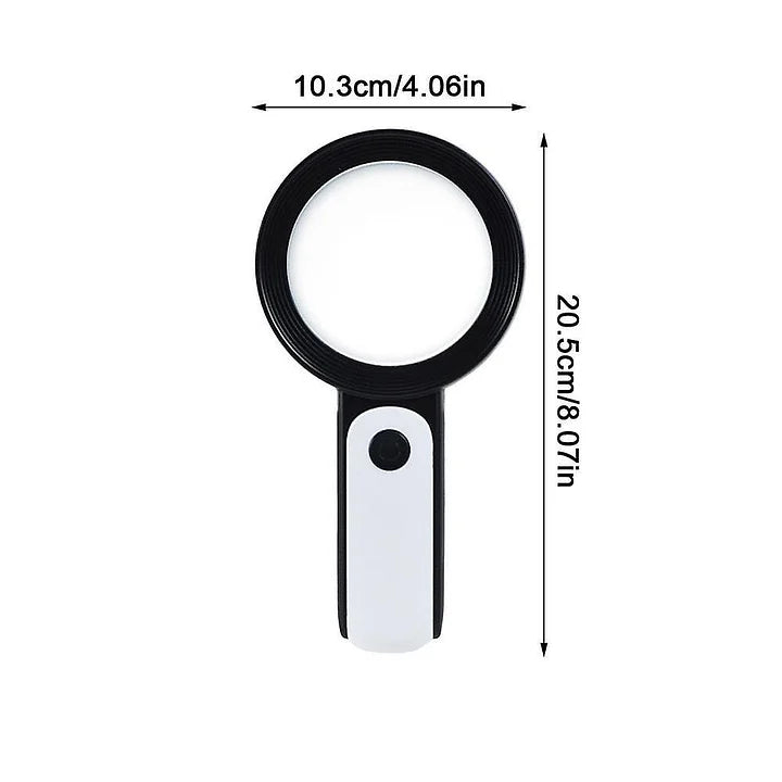 30X Optical Magnifier Handheld for Seniors – Enhance Your Reading Comfort