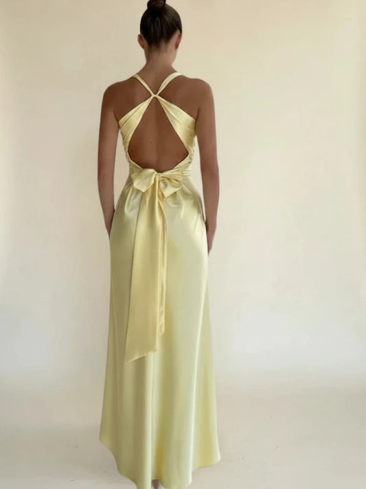 Women's Sleeveless A-Line Maxi Dress