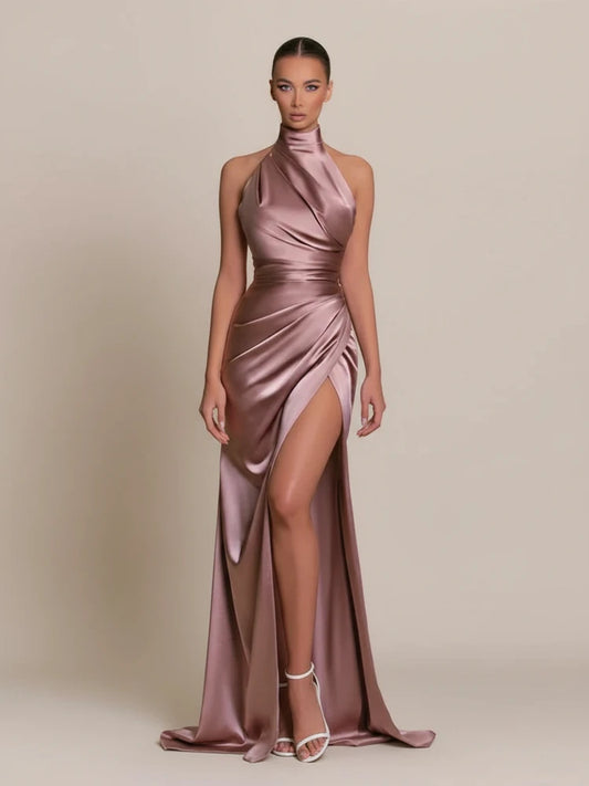 Women's Slit Bodycon Maxi Dress