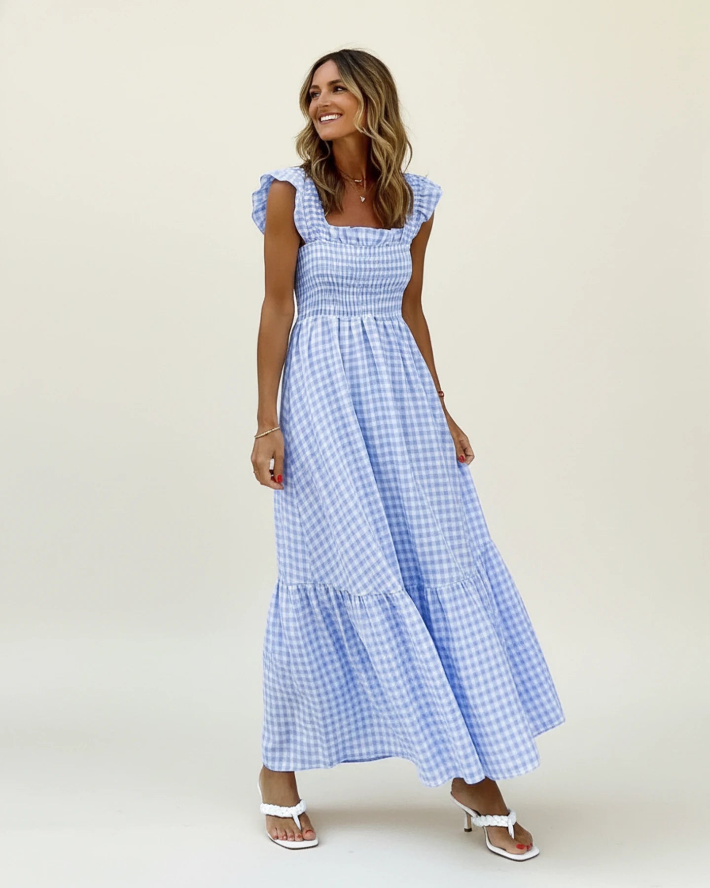 Women's Smocked Summer Maxi Dress