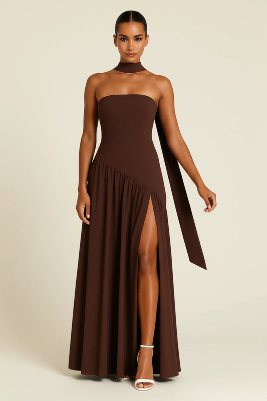 Women's Strapless Maxi Dress