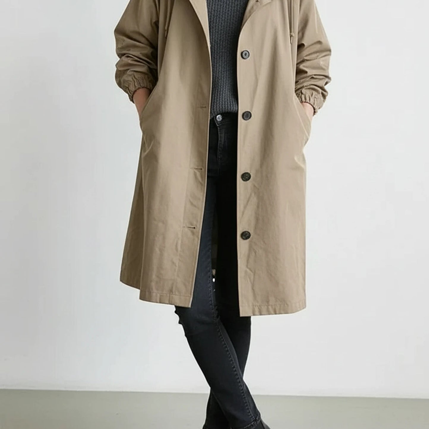 Women's Hooded Long Coat