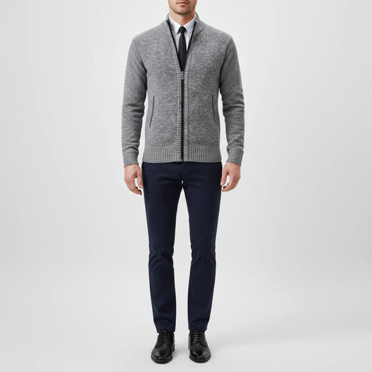 Men's Zip-Up Sweater