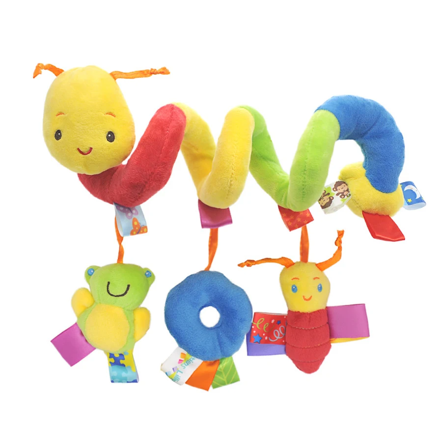 Baby Spiral Car Seat & Pram Toy for Sensory Development