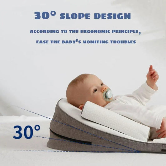 Baby Wedge Pillow: Safe Side Sleeping & Anti-Reflux Support