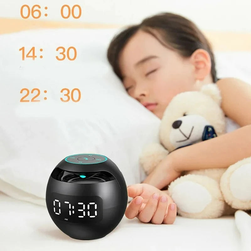 Bluetooth Alarm Clock – Smart LED Display with Wireless Music