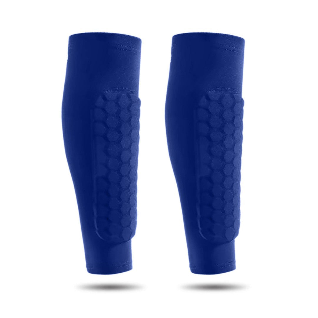 Built-in cushioning layer absorbs impact and protects the shinbone from injuries.