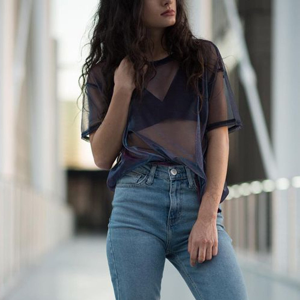 Calvin Transparent Top | Classy & Sexy Women's Top