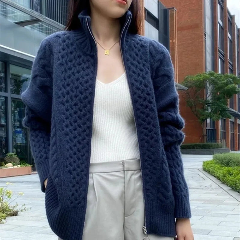 Cashmere Zip Jacket