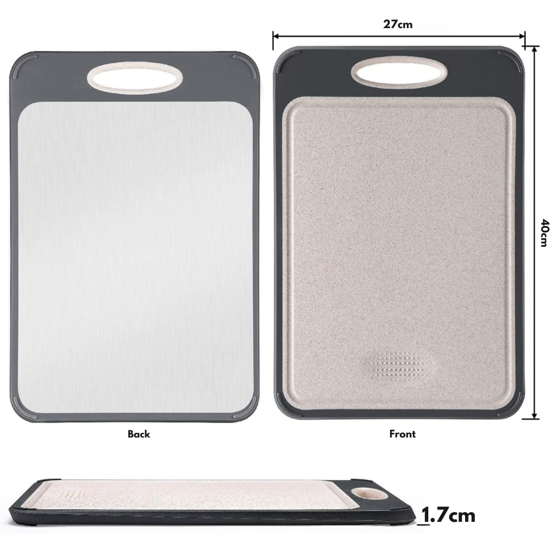 CleanCut Cutting Board | Antibacterial, Microplastic-Free, and Knife-Friendly