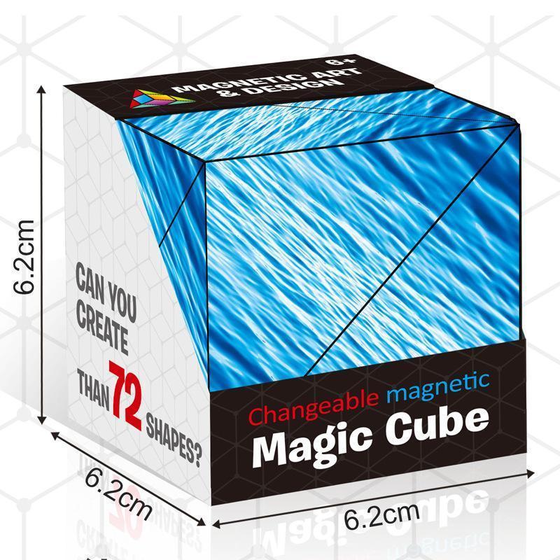 Closora | Magnetic Transforming Cube | Transforming Puzzle Toy | Multicolor