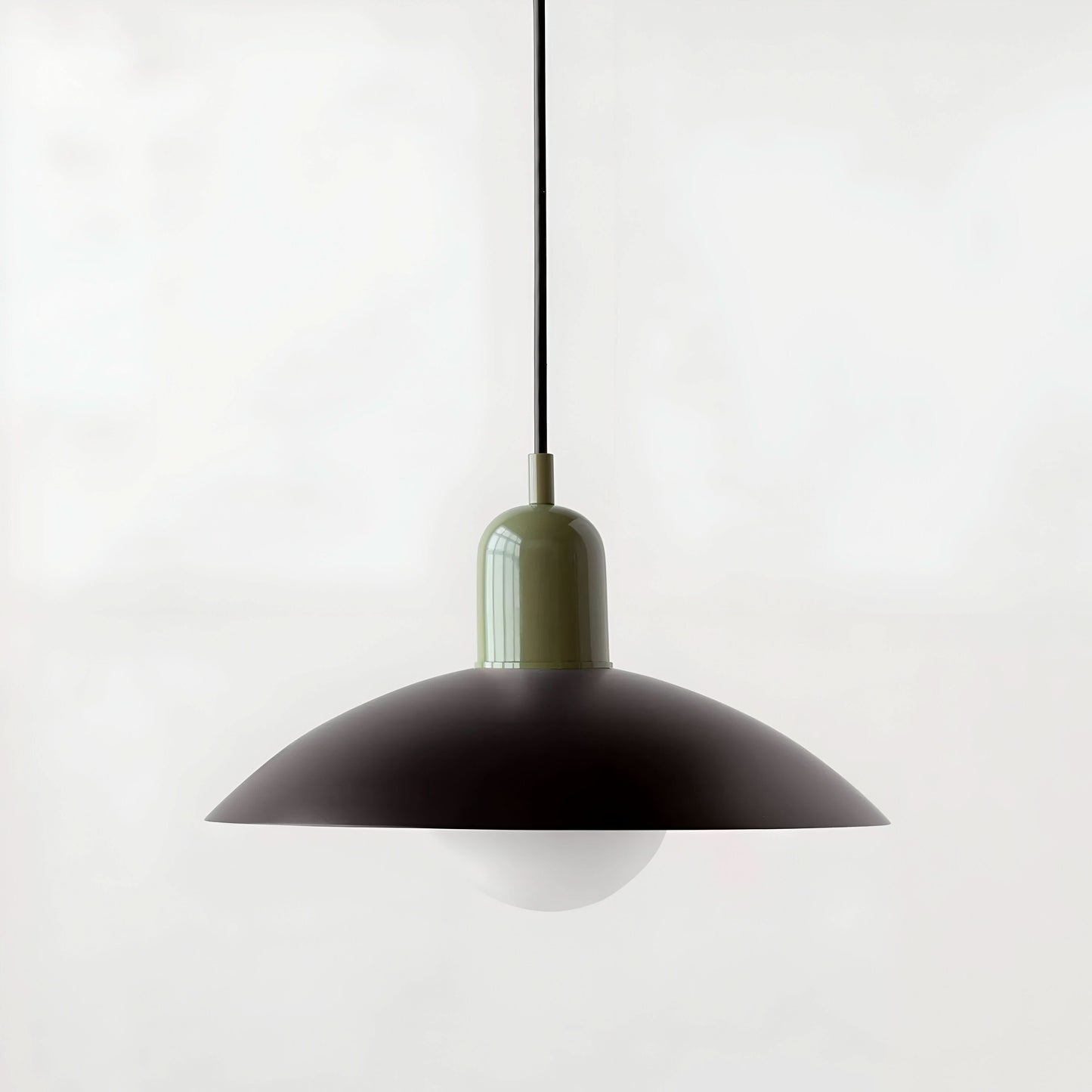 Closora | Modern Macaron Bauhaus Pendant Light – Iron Shade