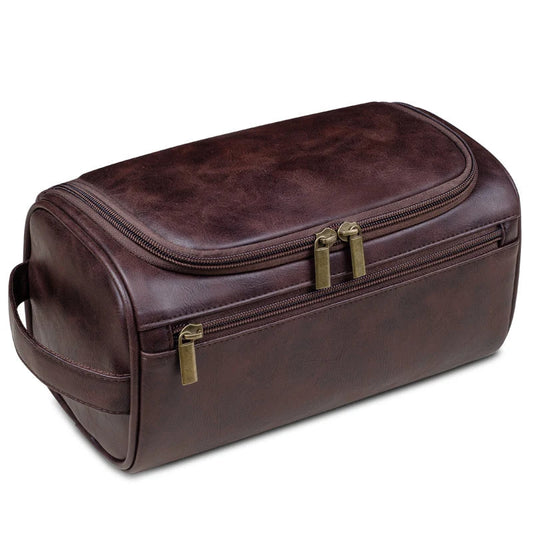 Closora - Premium Leather Toiletry Bag for Travelers
