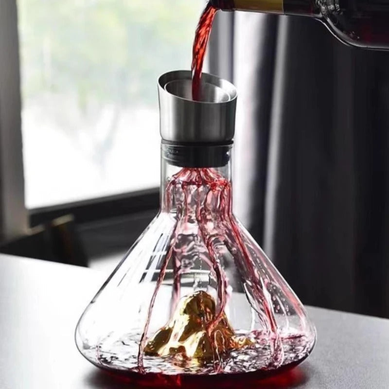 Closora | Premium Wine Decanter | Lead-Free Crystal with Quick Aeration & Filtration for Enhanced Flavor Experience