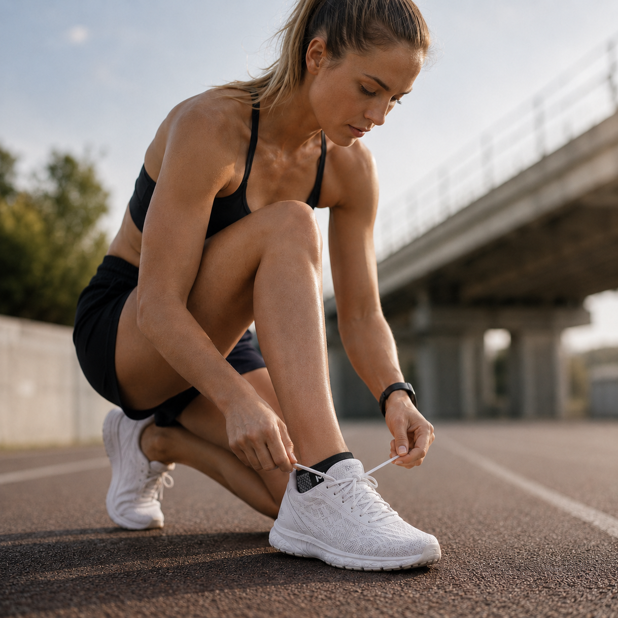 Closora | StrideSentry Adjustable Ankle Support Sleeve