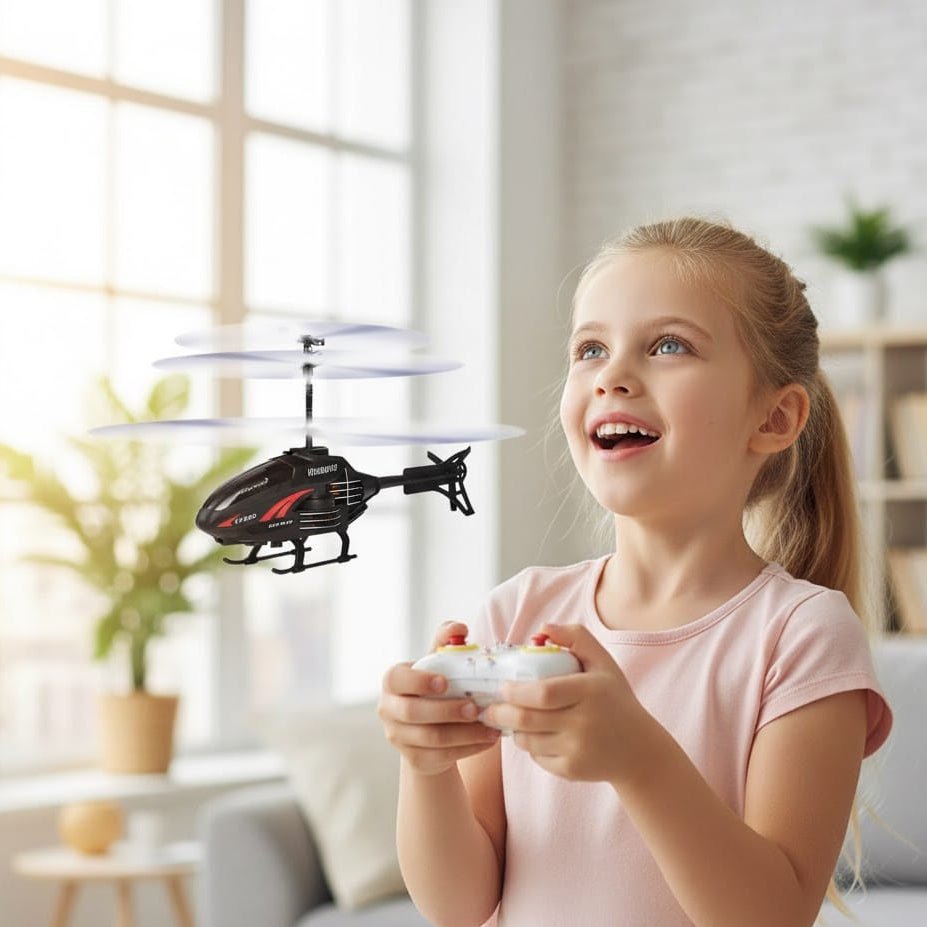 Compact Mini Helicopter for Kids with Easy Control and Stabilization – Perfect Gift for Young Pilots