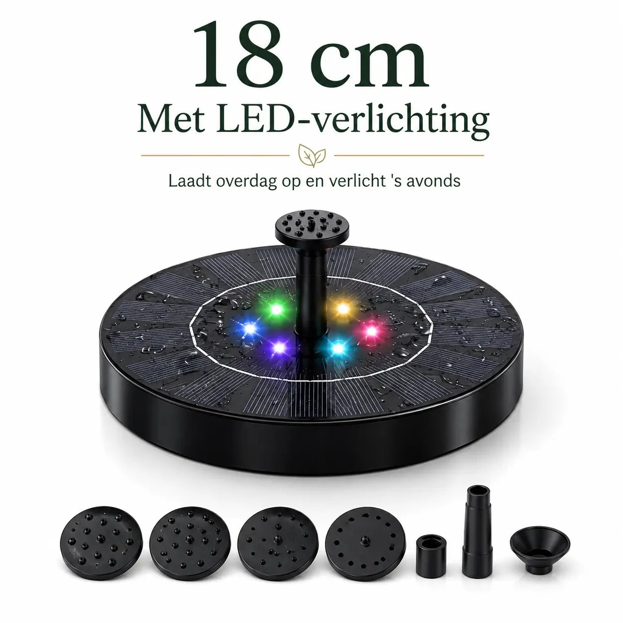 Eco-Friendly Fountain for Basins and Ponds with our Solar Oasis™
