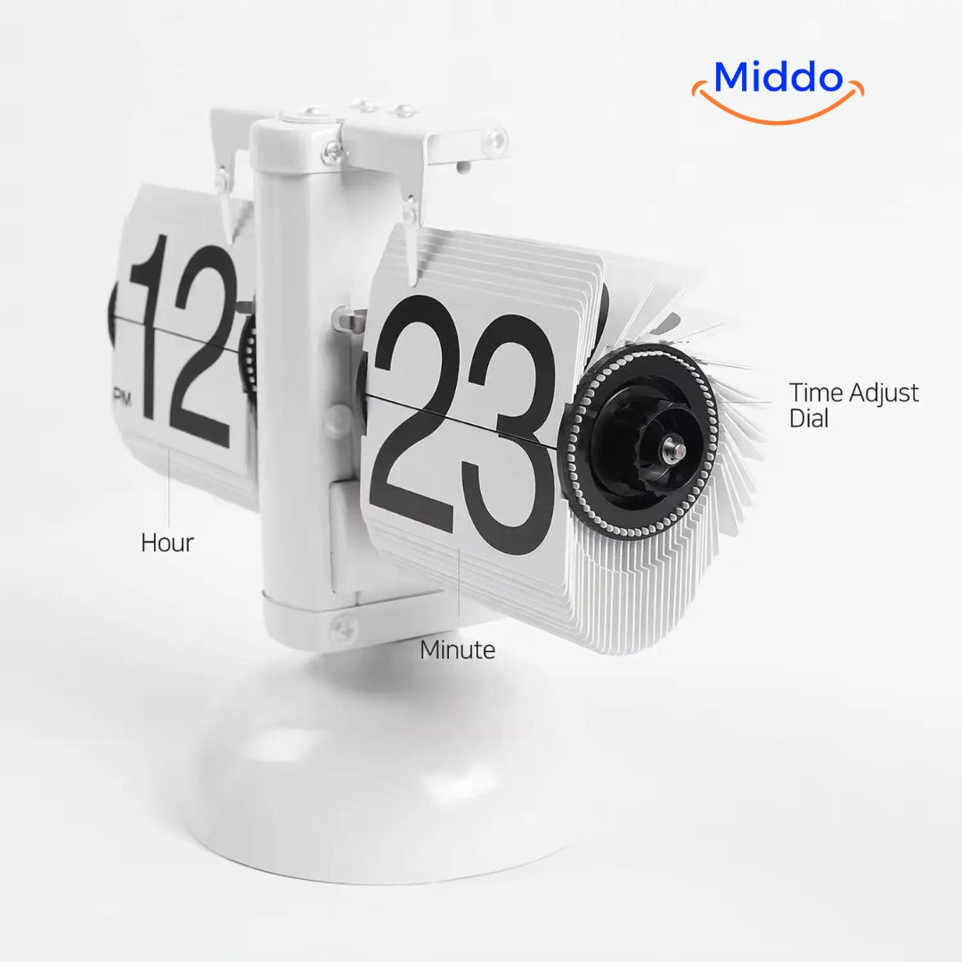 Elegant RetroFlip™ | Vintage Flip Clock with Quartz Movement