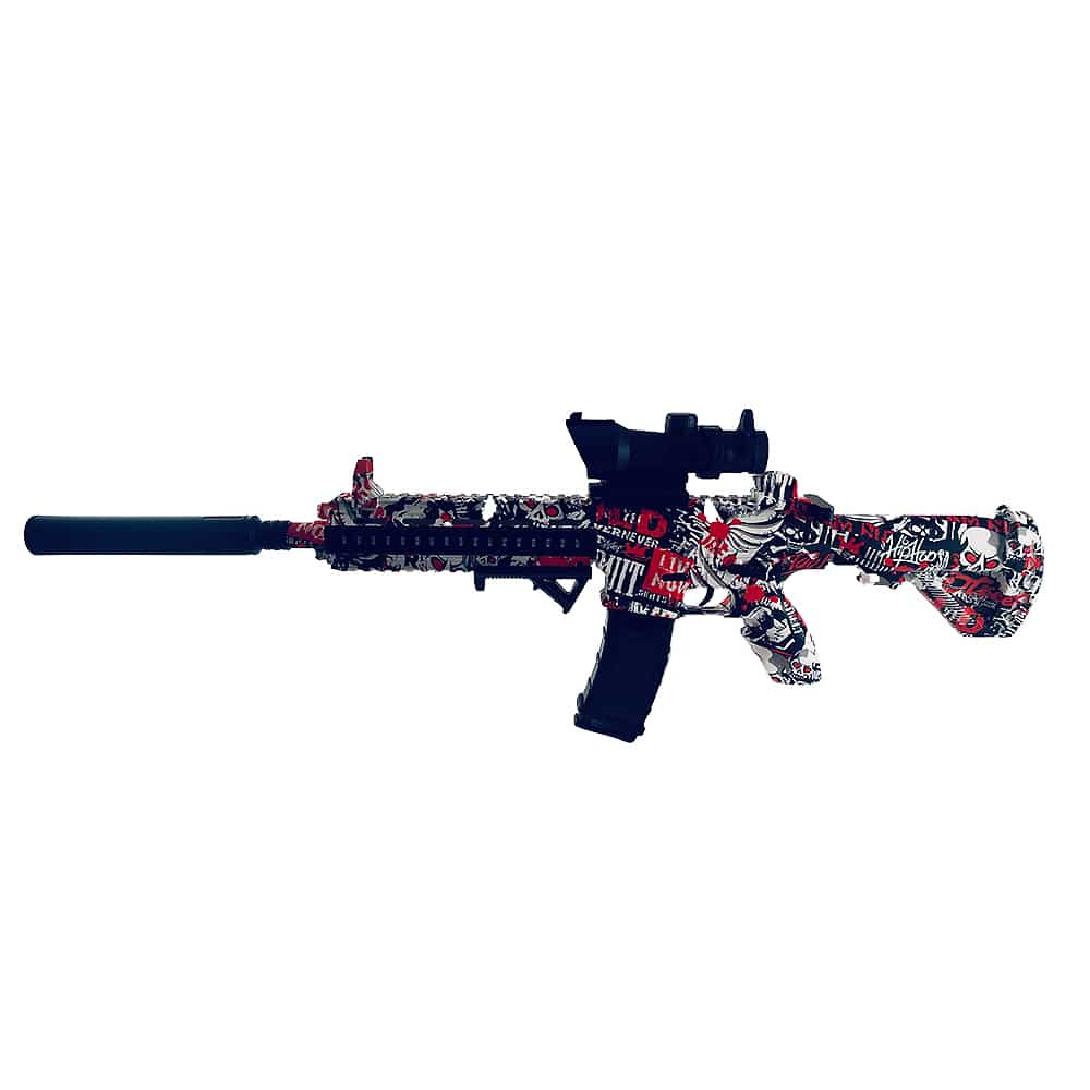 Gel Blaster Rifle - including gel balls - range of 18+ meters -