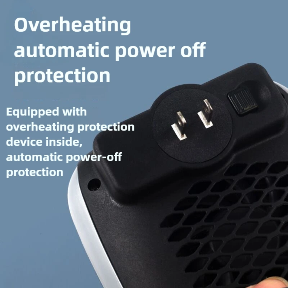 Globetrek° Portable Heater: Portable Energy Efficient Plug-In Wall-Mounted Heating Device