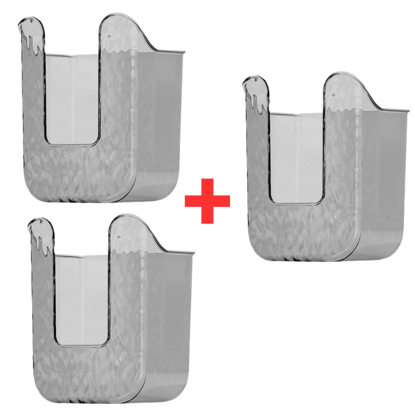 Globetrek° TissueStorage: Wall-Mounted Paper Roll Holder Without Holes