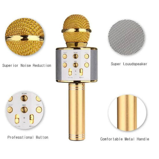 Karaoke Microphone with Bluetooth & Speaker