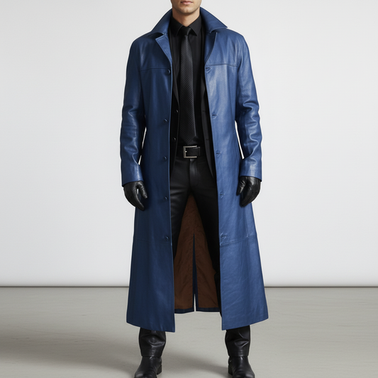Long Leather Coat