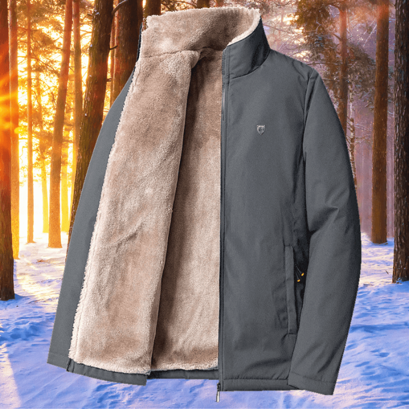 Long-sleeved high-neck jacket