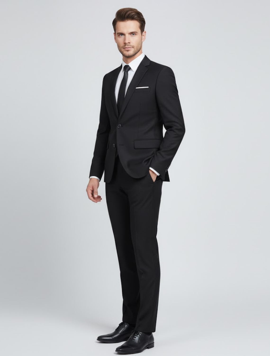 Men's Modern Fit Two-Piece Suit Set