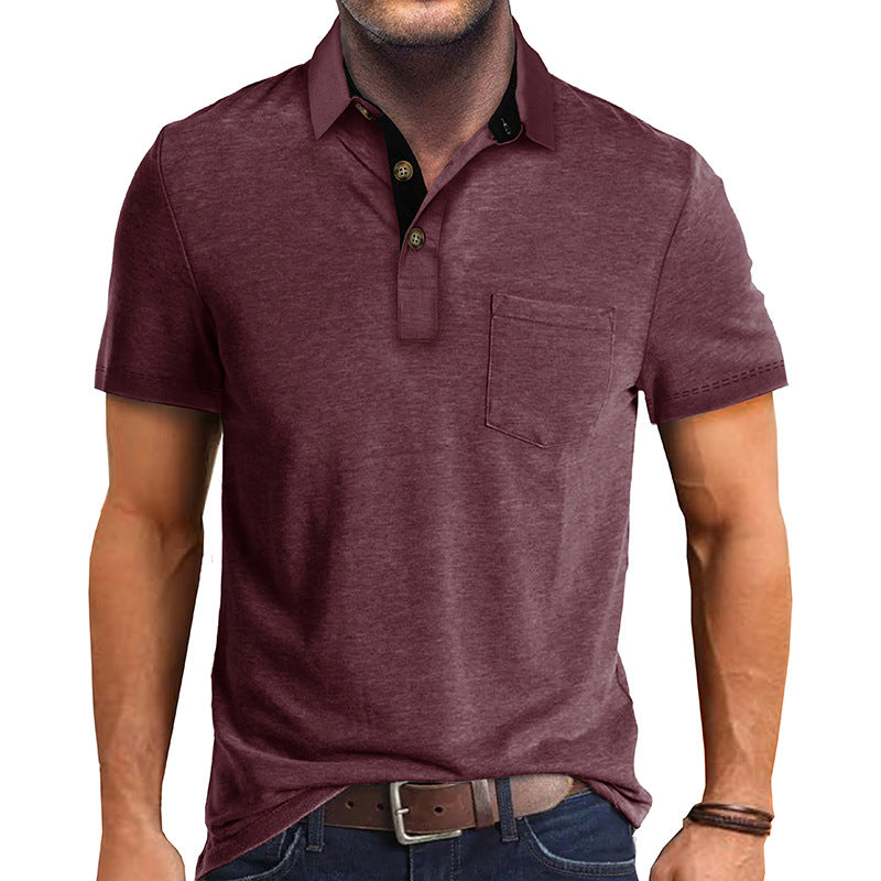Men's Polo Shirt Modern Polo Collar Stylish