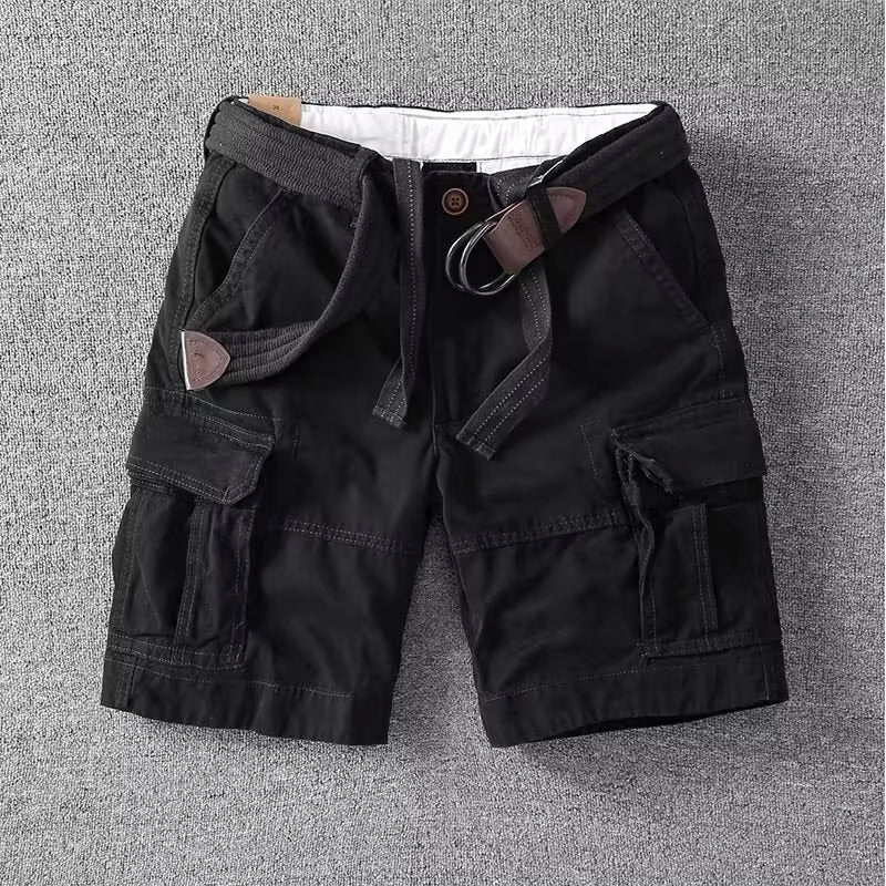 Image of Men's Belted Cargo Shorts