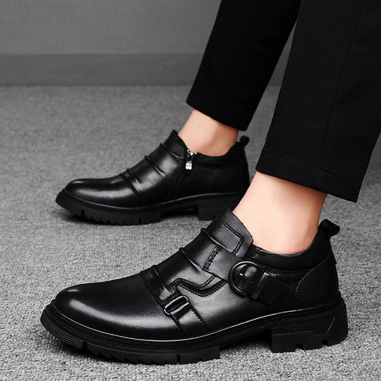 Image of Men's Buckle Lug Sole Loafers