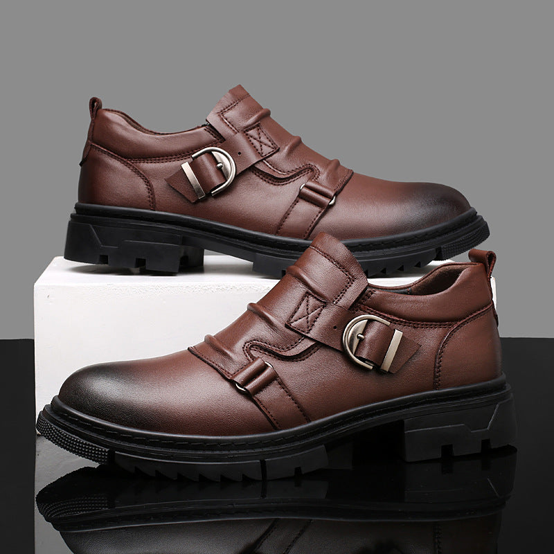 Image of Men's Buckle Lug Sole Loafers