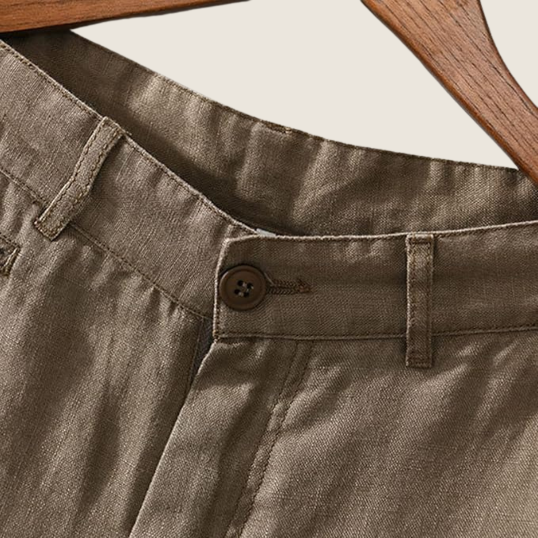 Image of Men's Cuffed Flat Front Shorts