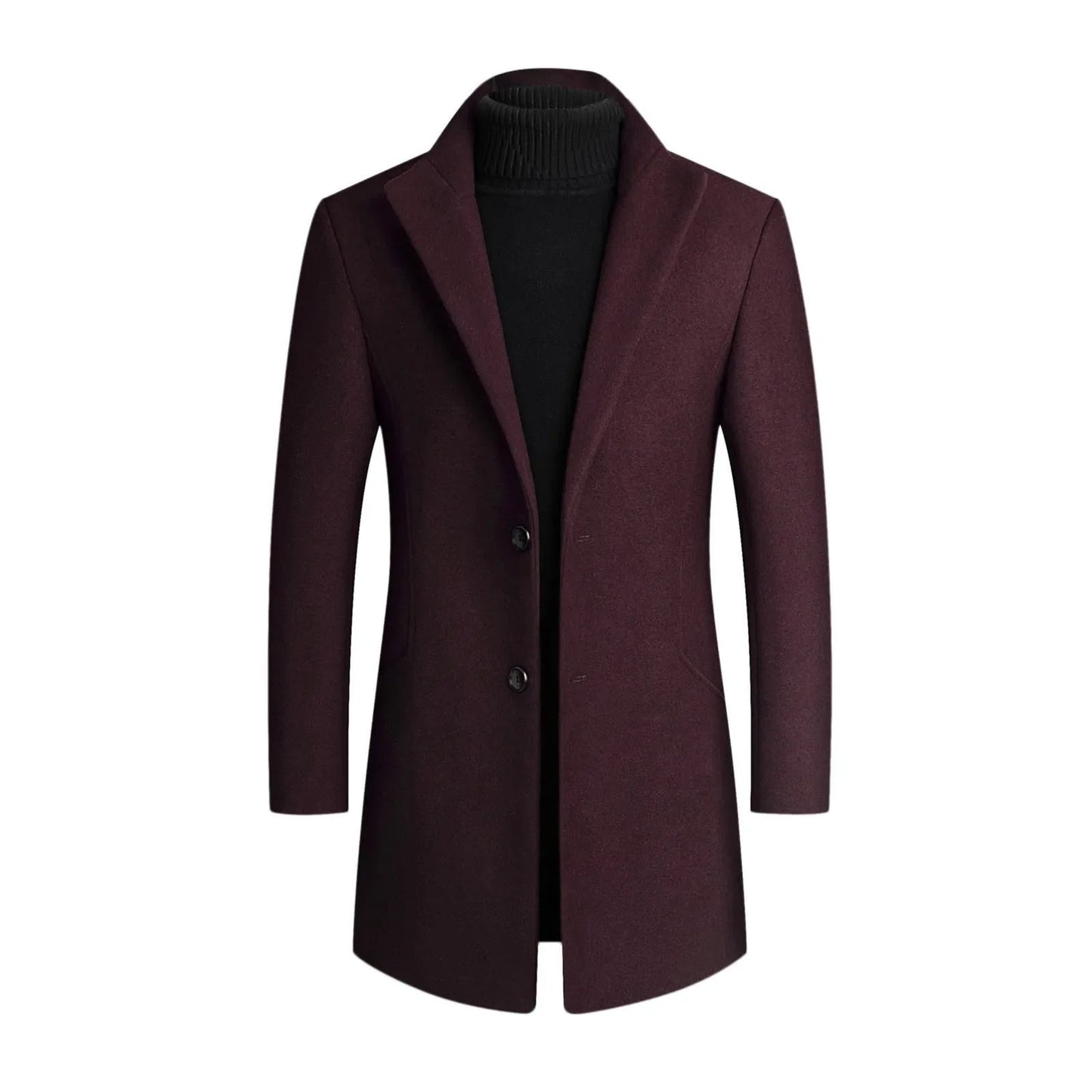 Image of Men's Notch Lapel Overcoat
