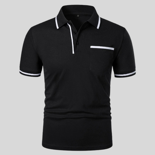 Image of Men's Pocket Short Sleeve Polo Shirt