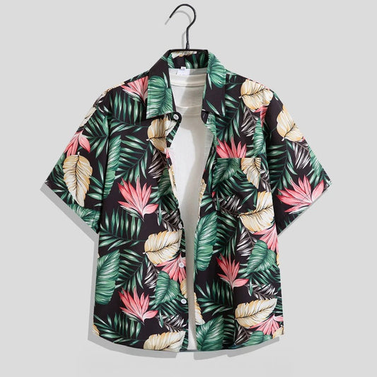 Image of Men's Printed Short Sleeve Shirt