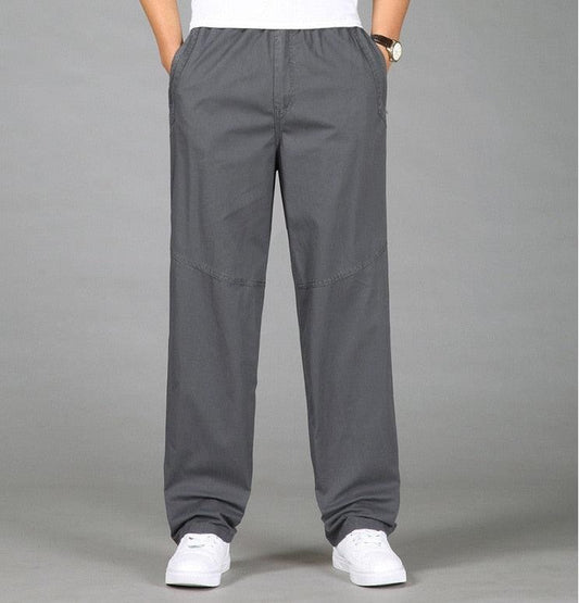 Image of Men's Relaxed Fit Straight Leg Casual Pants