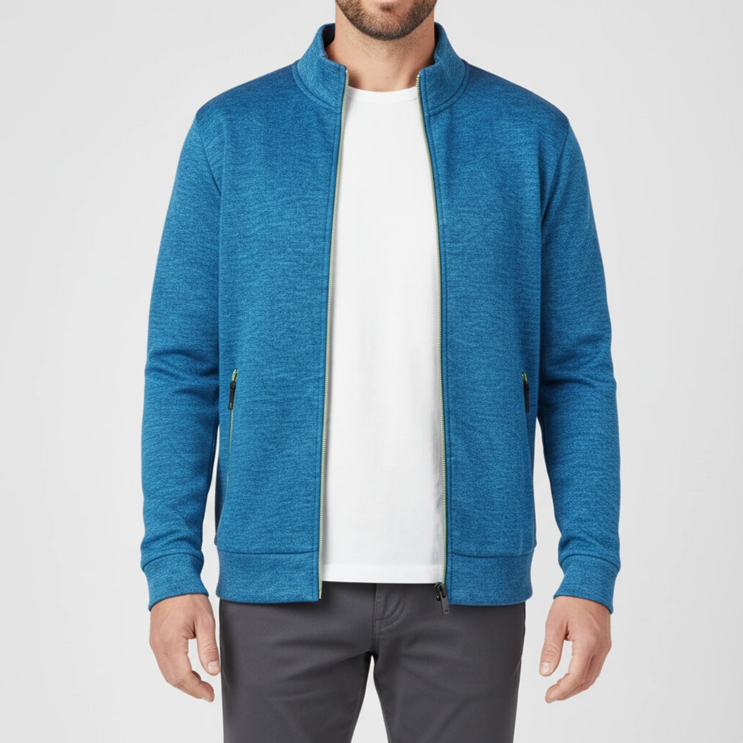 Men's Full Zip Sweater Jacket image