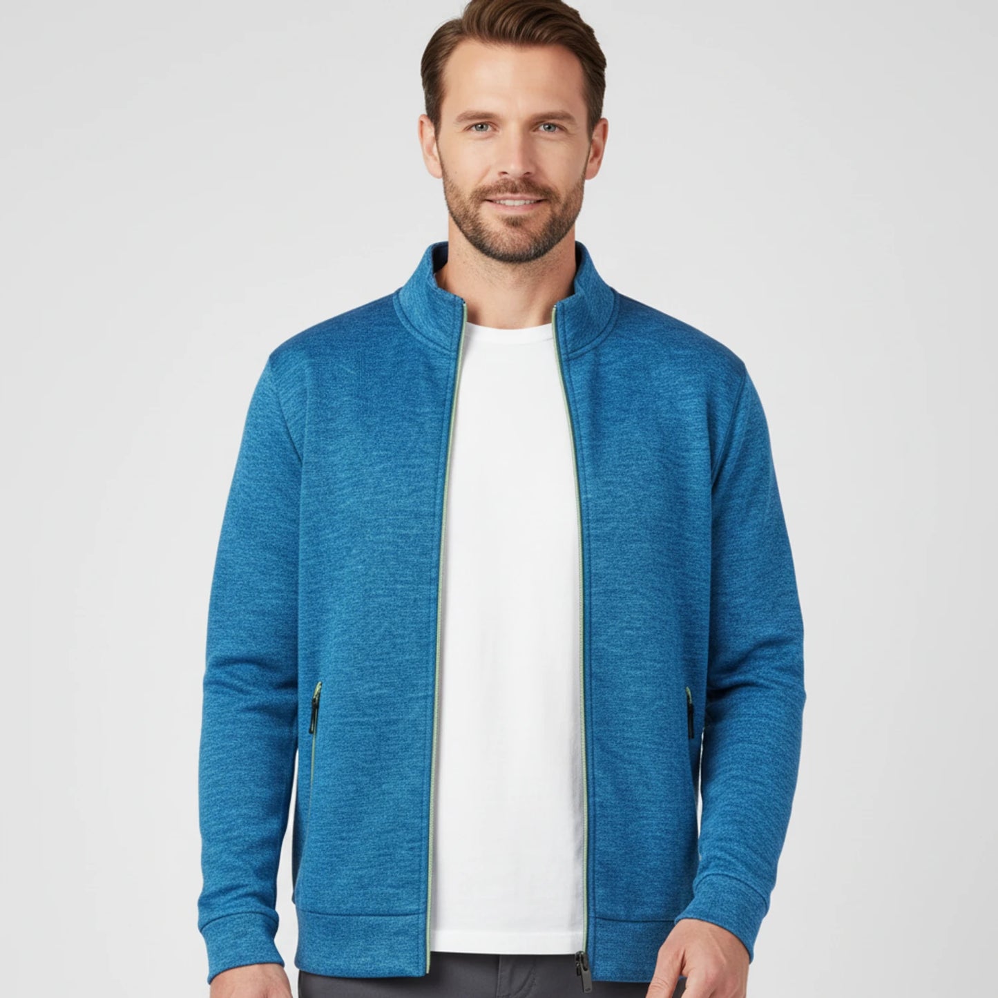 Men's Full Zip Sweater Jacket image