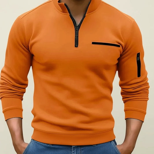 Men's Quarter Zip Sweater