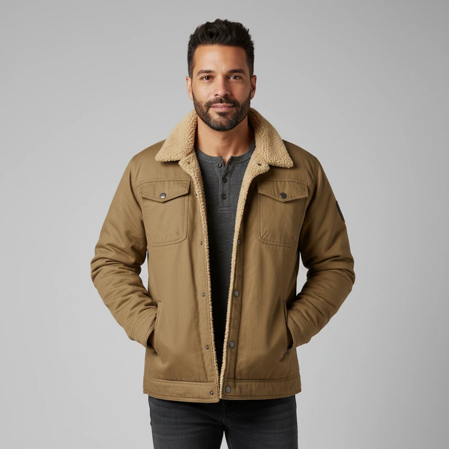 Men's Sherpa Collar Jacket image