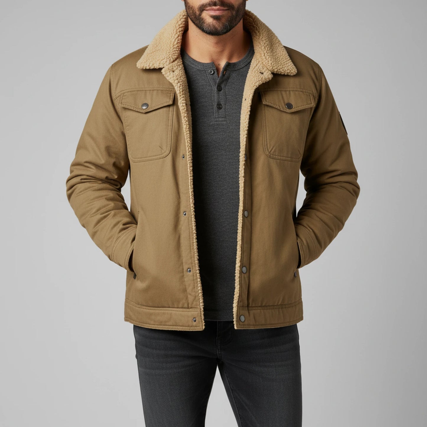 Men's Sherpa Collar Jacket image