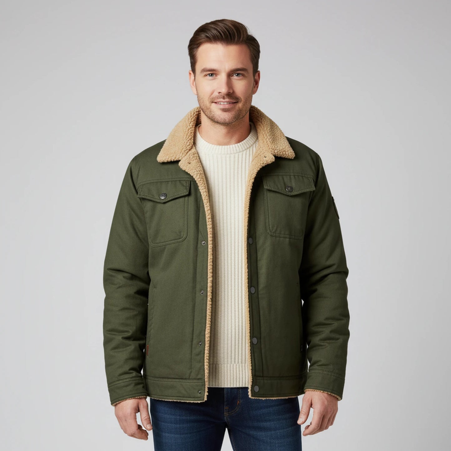 Men's Sherpa Collar Jacket image