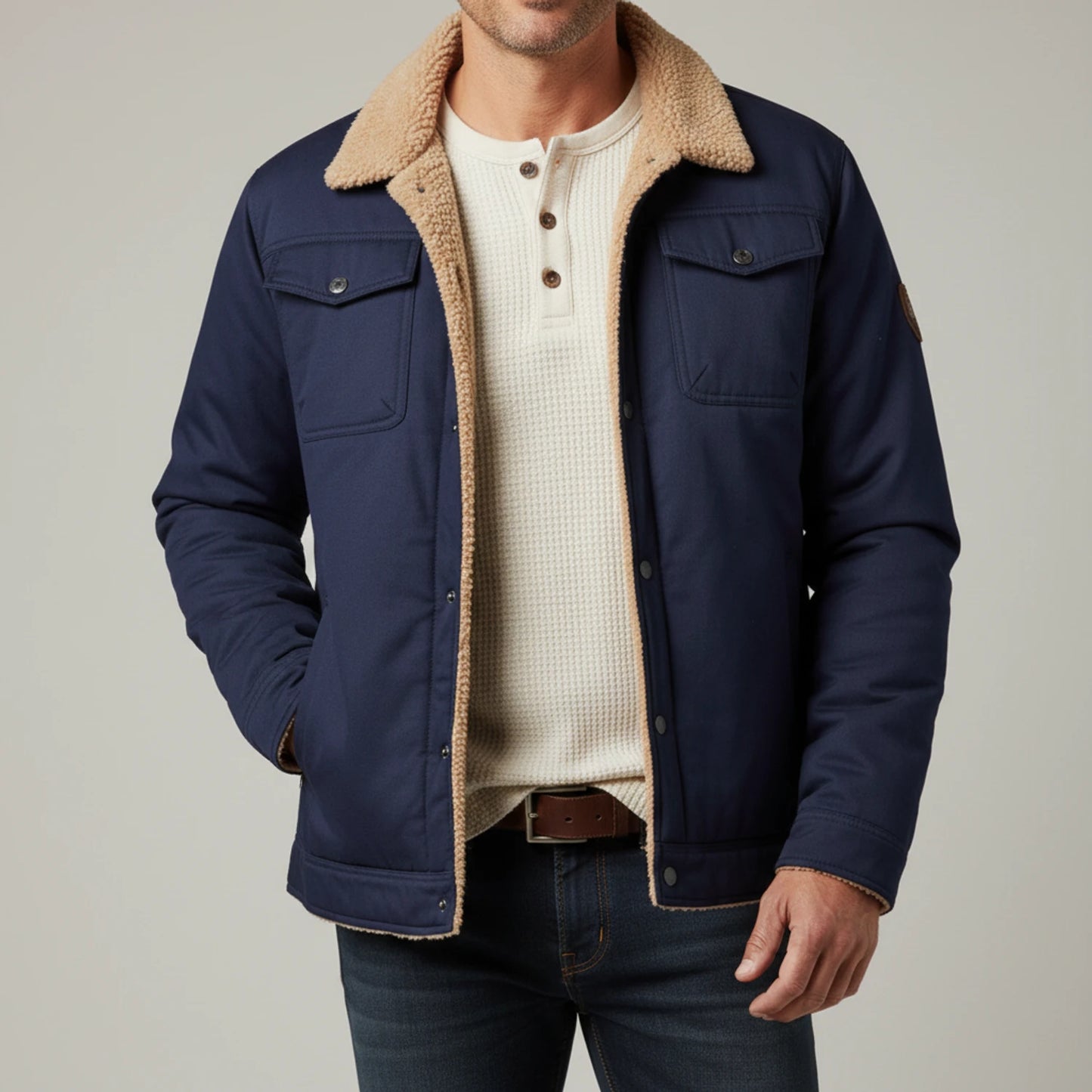 Men's Sherpa Collar Jacket image