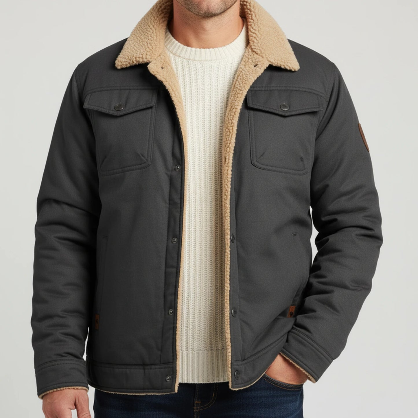 Men's Sherpa Collar Jacket image