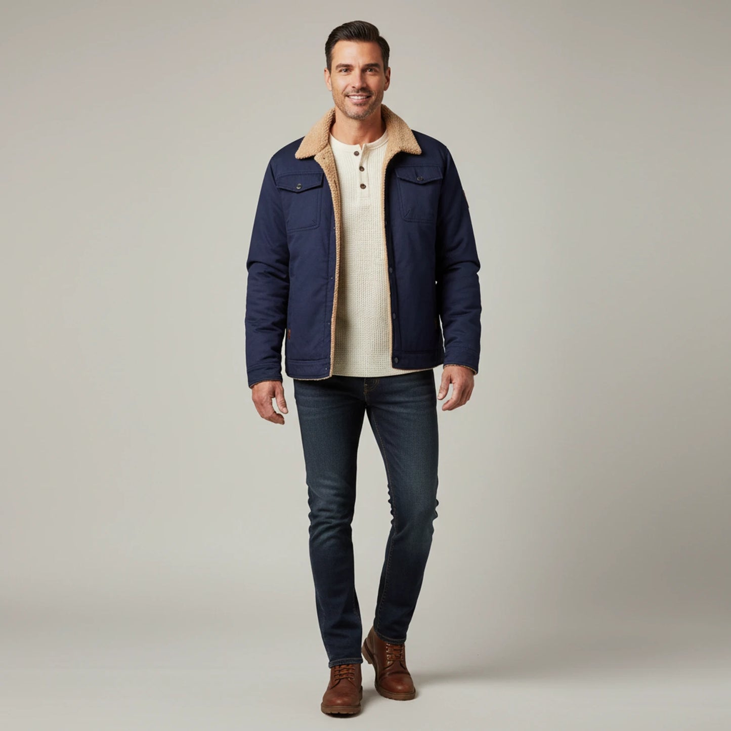 Men's Sherpa Collar Jacket image