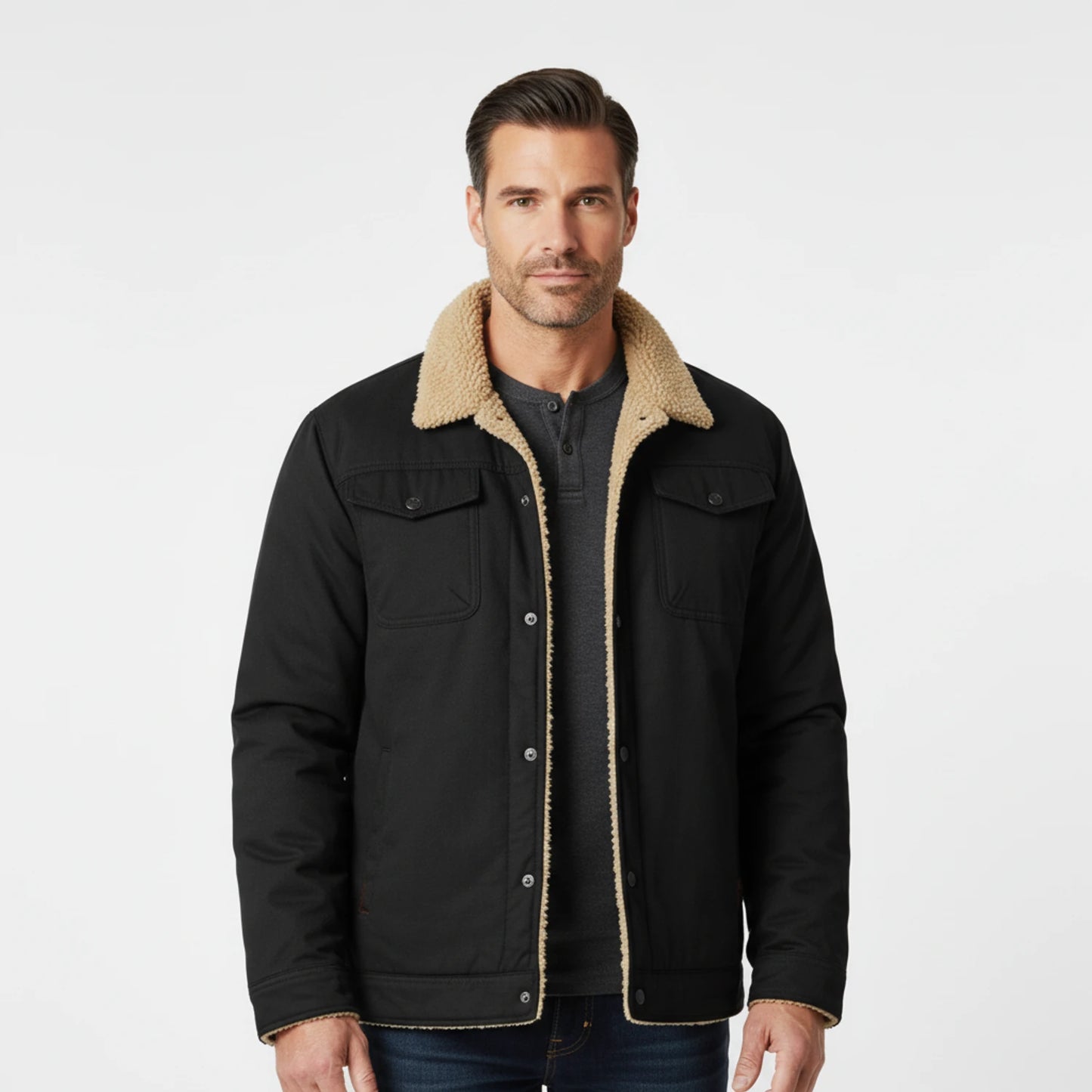 Men's Sherpa Collar Jacket image