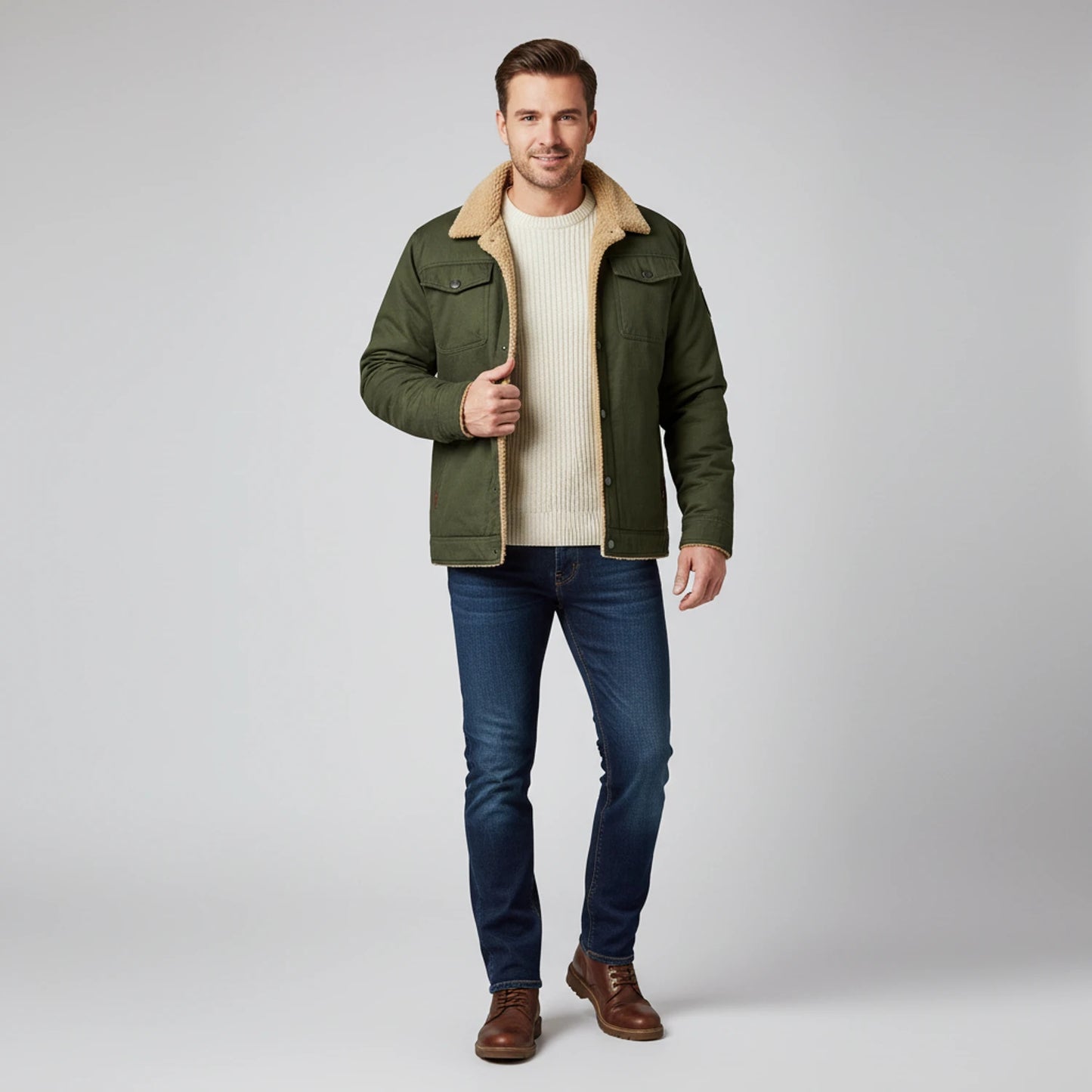 Men's Sherpa Collar Jacket image