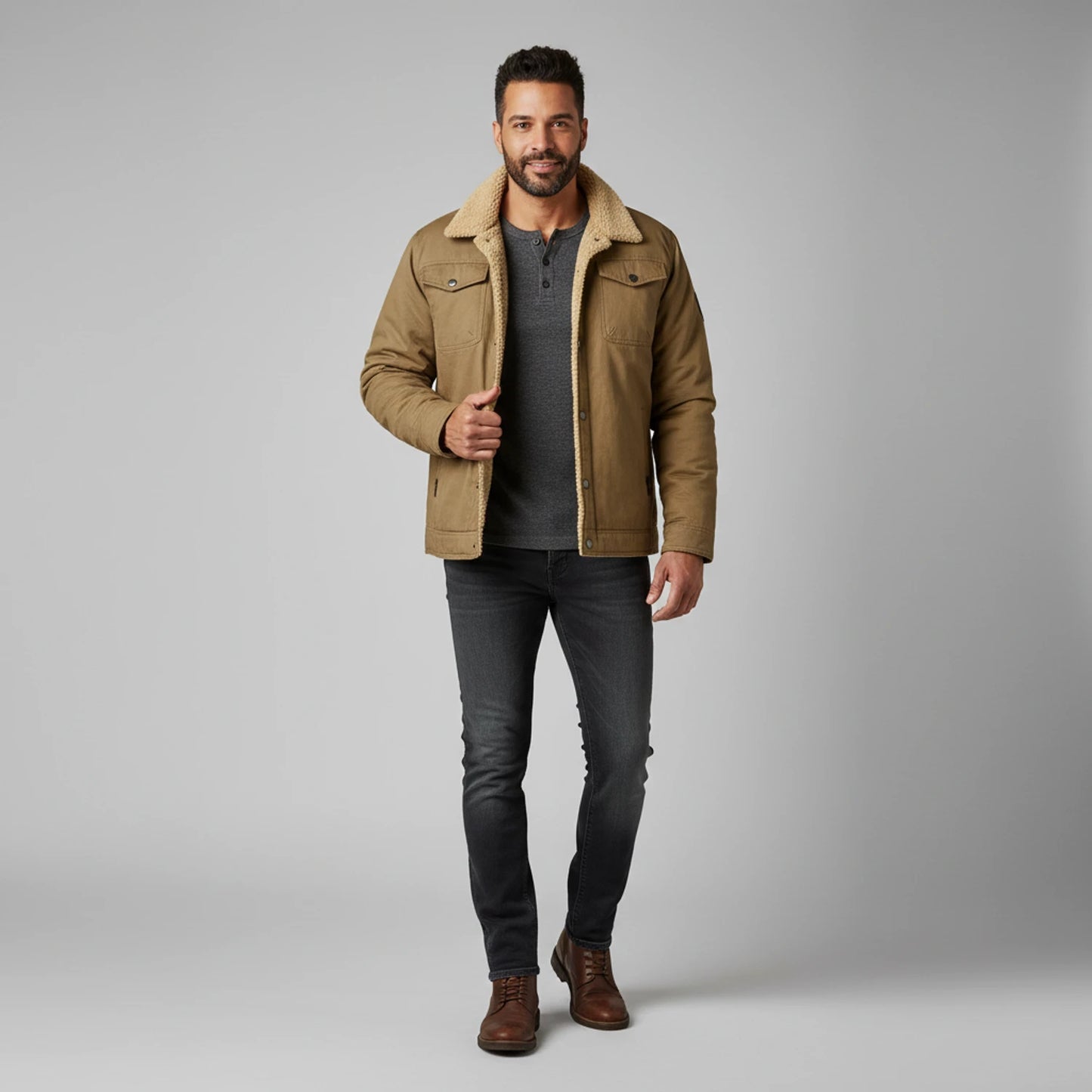 Men's Sherpa Collar Jacket image